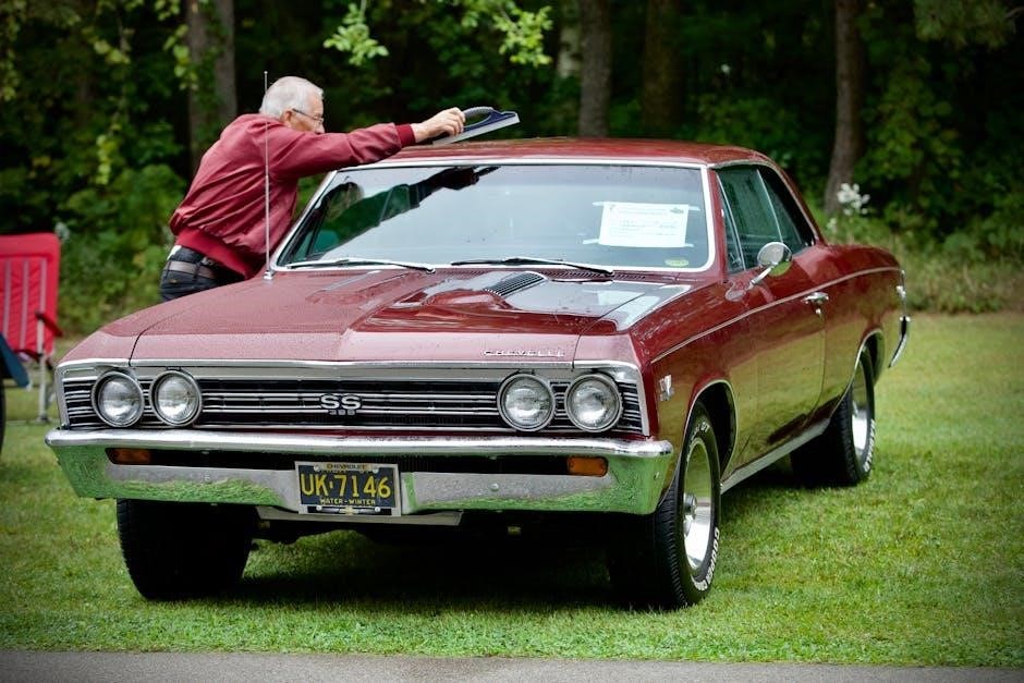 instructions for the chevrolet chevelle ss 1966 model